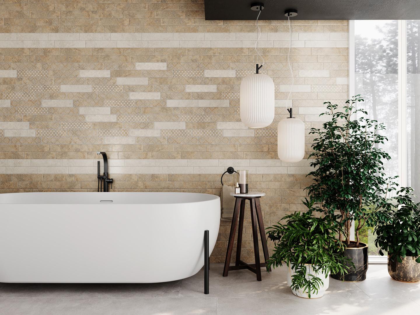 Керамическая плитка Kerama Marazzi 26314 Брюссель микс матовая 6x28,5