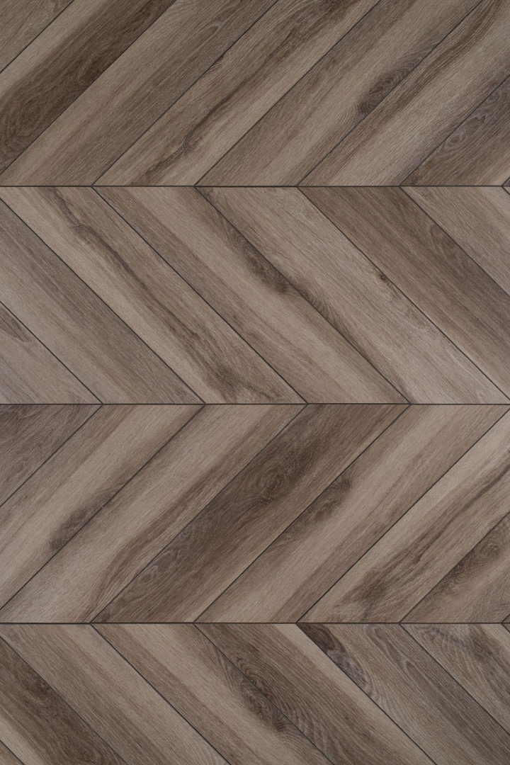Кварцвиниловая плитка Aqua Floor Chevron Glue (Parquet) AF2554PGCh 553.7x130.5 Клен Темный замковый кварц винил напольный