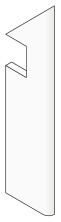 Ступень правая Lims Ivory Battiscopa Sag.Dx A3JQ 7.2x30