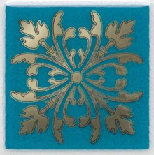 Вставка Kerama Marazzi HGD\D252\5246 Клемансо бирюзовый 4,9x4,9