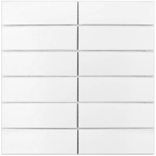 Мозаика СтарМозаик White Matt (V-VW56000) 30x30 белый