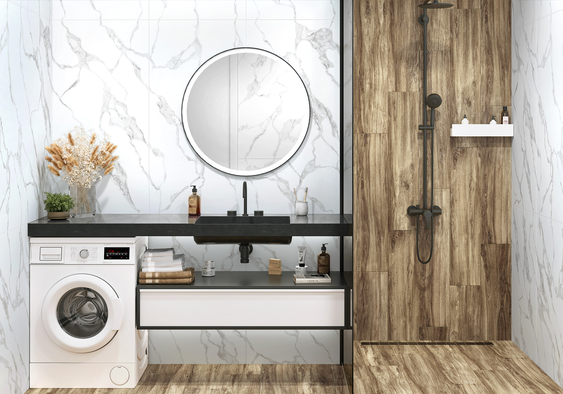 Керамогранит Alma Ceramica Имола GFA57IML07R белый 57x57