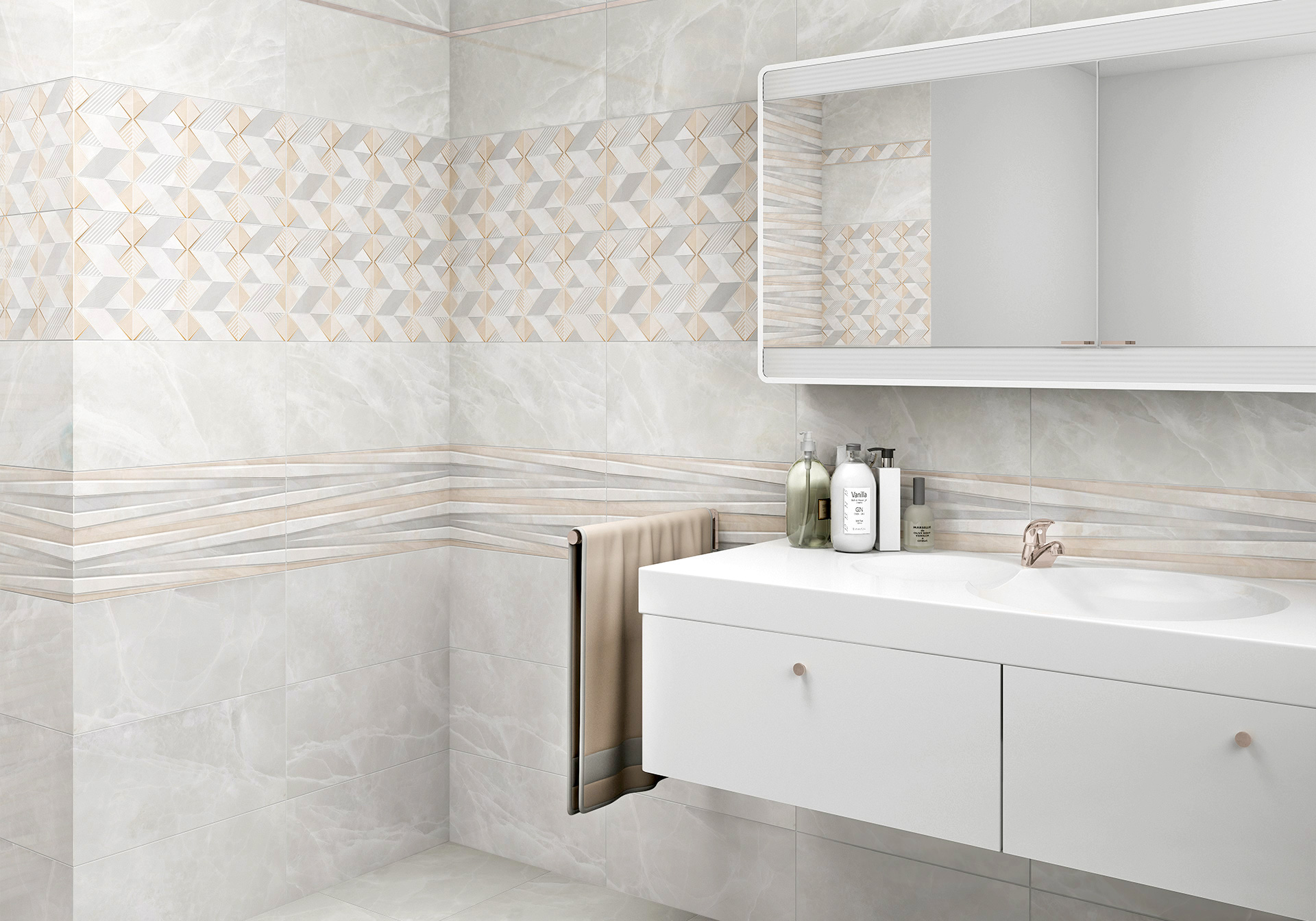 Керамическая плитка Alma Ceramica Риволи TWU09RVL024 разноцветный 24.9x50