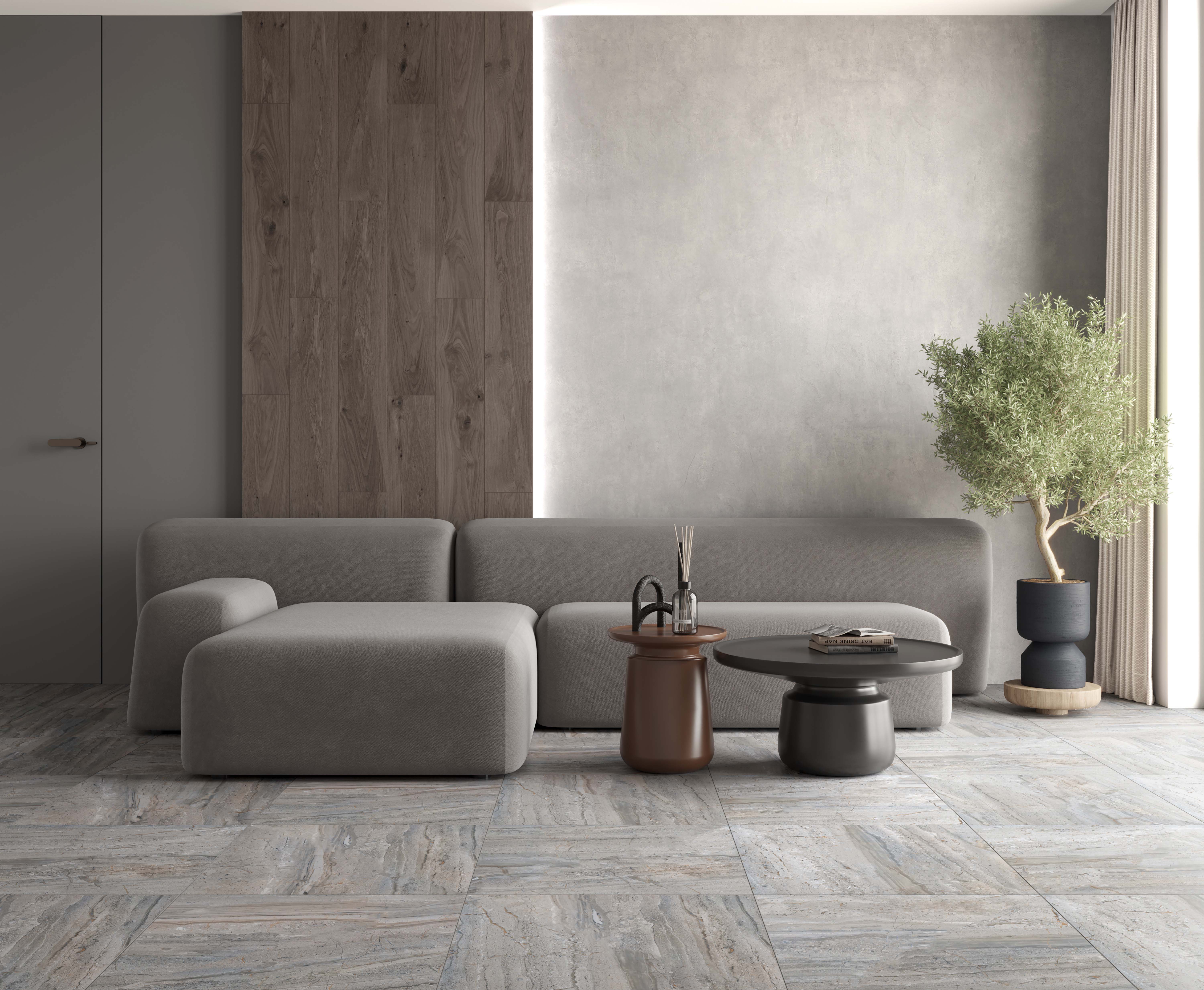 Керамогранит (MN 0053) Laparet Moon серый 60x60 матовый