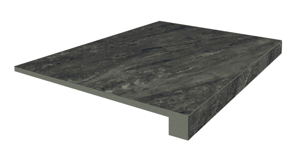 Ступень фронтальная ColiseumGres Firenze Nero 33x45