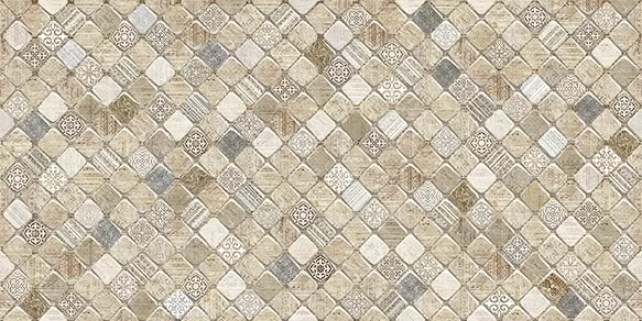 Керамическая плитка Alma Ceramica Лоренс TWU09LRS47R коричневый 24.3x49.4