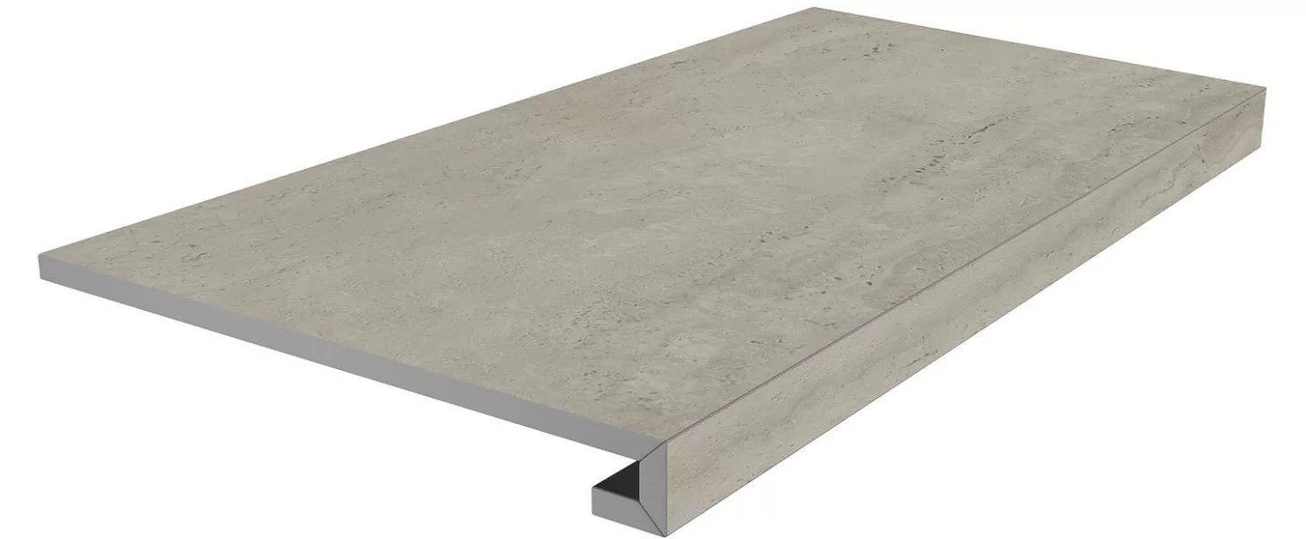 Ступень Керама Марацци Venezia клееная Сан-Марко серый матовый 33х80