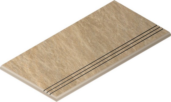 Ступень Италон Дистрикт Сэнд закругленная Грип левая 620040000039 бежевый 30x60