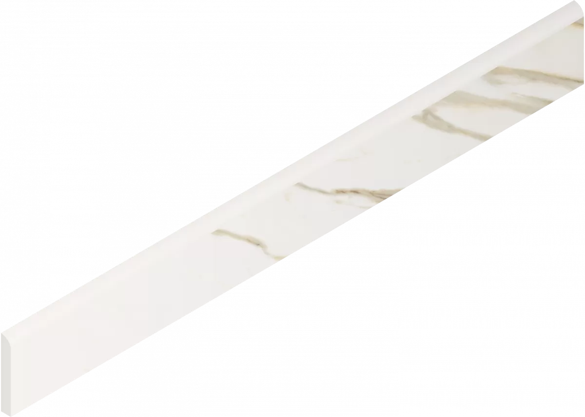 Плинтус Италон Стелларис Калакатта Голд 610130007450 белый 7.2x60