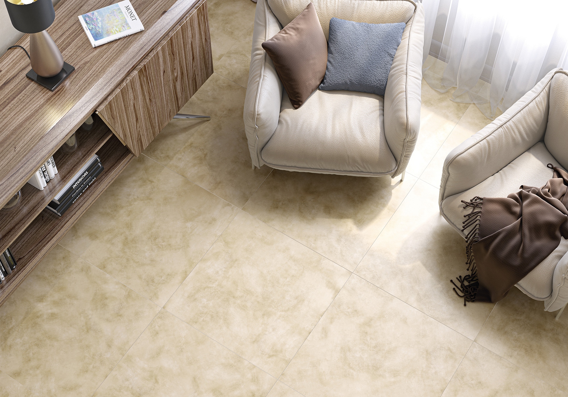 Керамогранит Alma Ceramica Соул GFU6060SUL00R белый 60x60