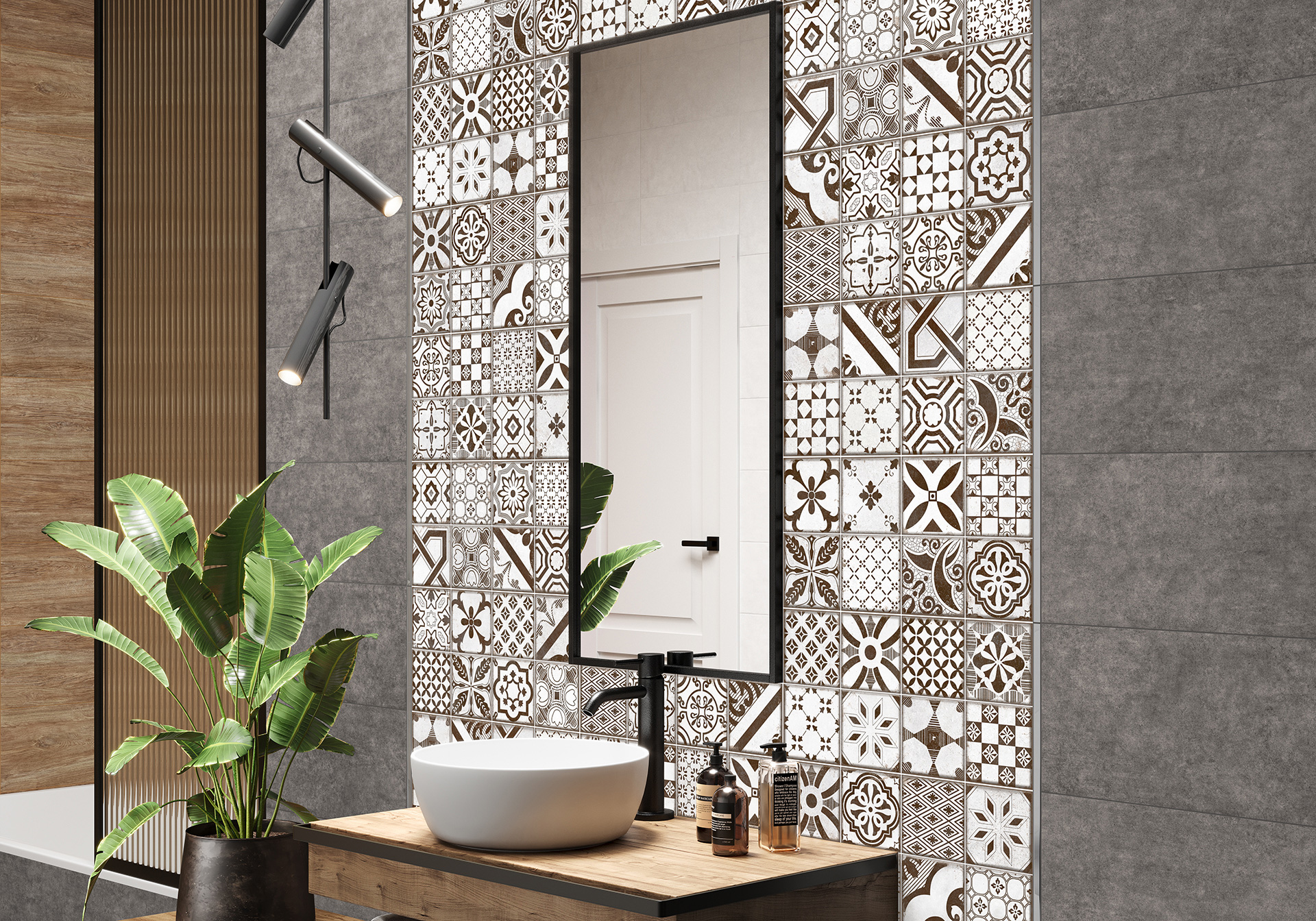 Керамическая плитка Alma Ceramica Бохо TWU2550BOH17 разноцветный 24.9x50