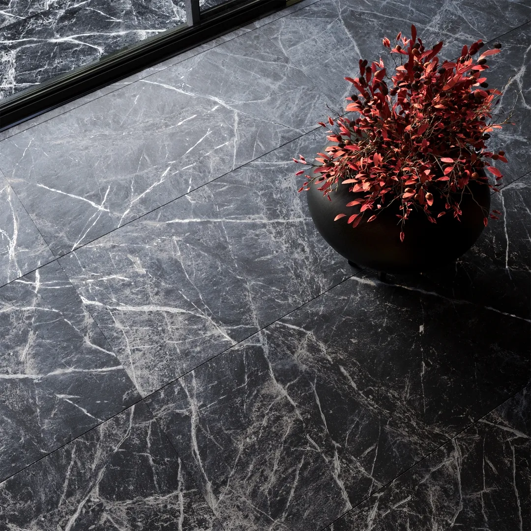 Керамогранит Аркадия Керамика CR6004-A Cassero Nero Carving 60x60 черный