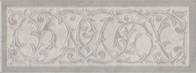 Декор Kerama Marazzi Монсанту 3 серый светлый 15x40 HGD\B504\15147