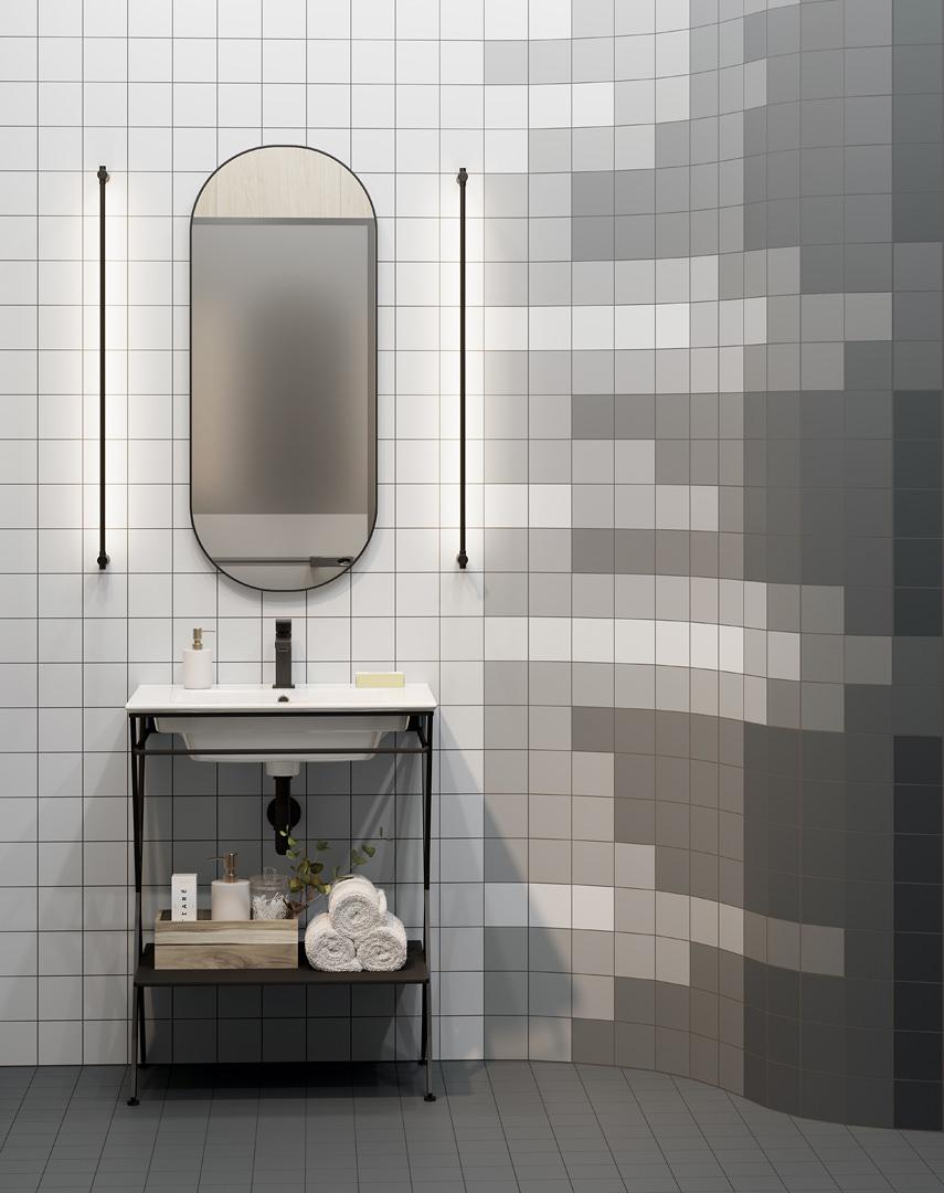 Керамогранит Kerama Marazzi Агуста белый натуральный из 36 частей 30.1x30.1 21058