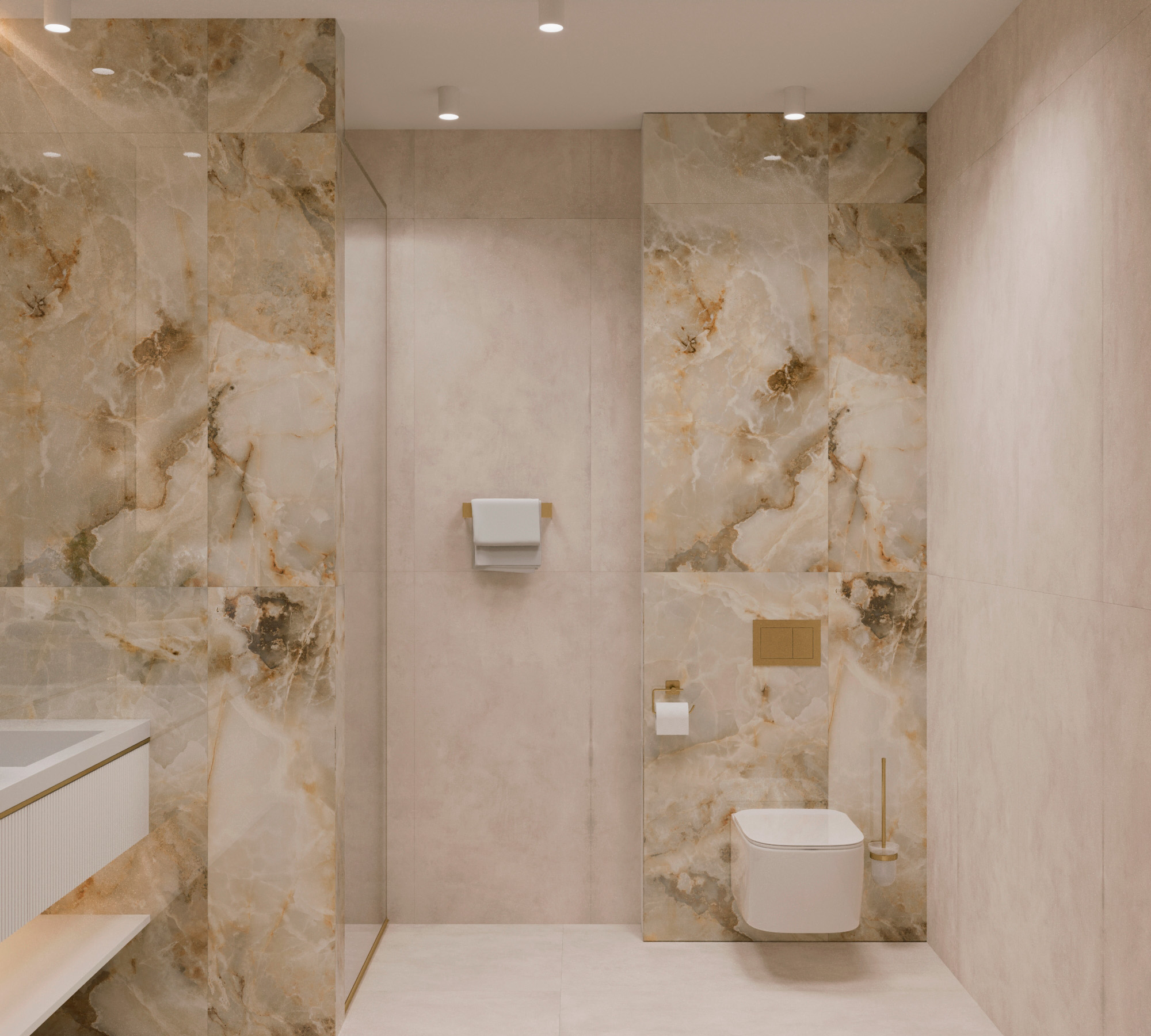 Керамогранит Аркадия Керамика RT6007-A Invisible Onyx Matt Rustic 60x60 бежевый