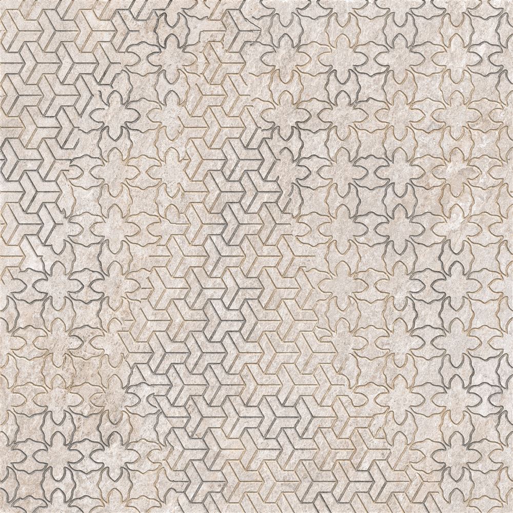 Декор Vitra Quarstone Пэчворк R10B 60x60 матовый