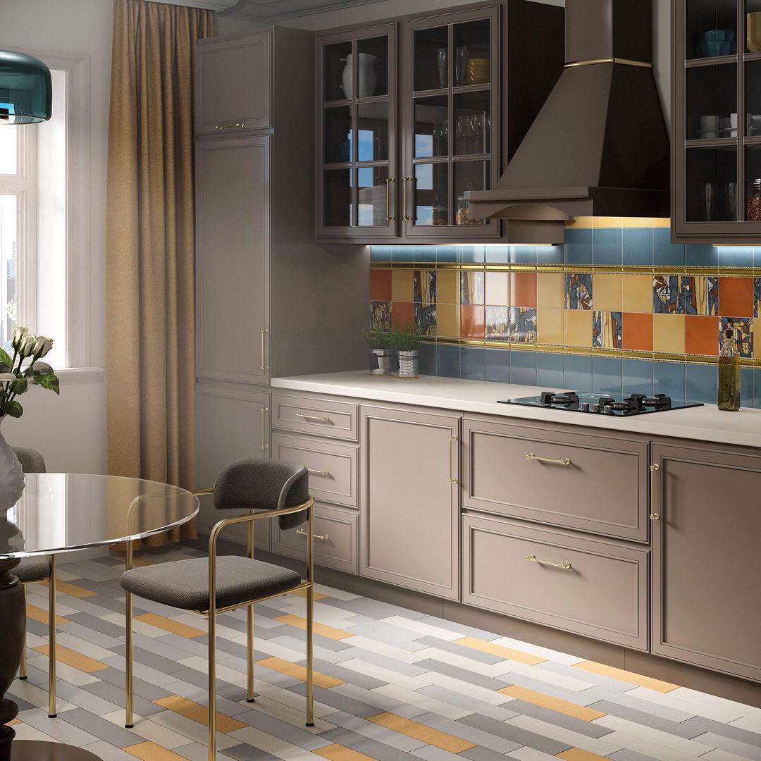 Керамическая плитка Kerama Marazzi 17063 Витраж белый 15x15