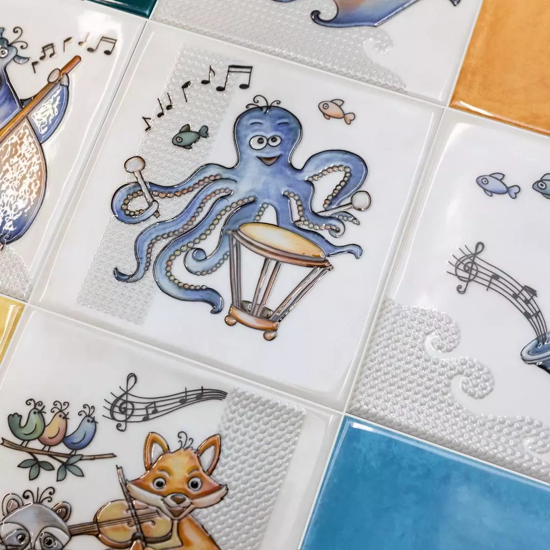 Декор Kerama Marazzi VT\A485\5232 Симфония 6 глянцевый 20x20