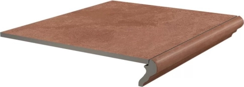 Ступень Kerama Marazzi KM4040G0021NGTF фронтальная Хадду красный матовый 34x40.2