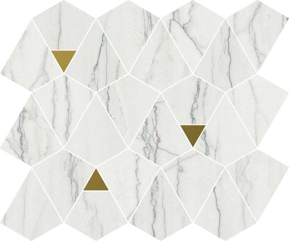 Мозаика Italon Charme Advance Platinum White Vertex 25,8x30