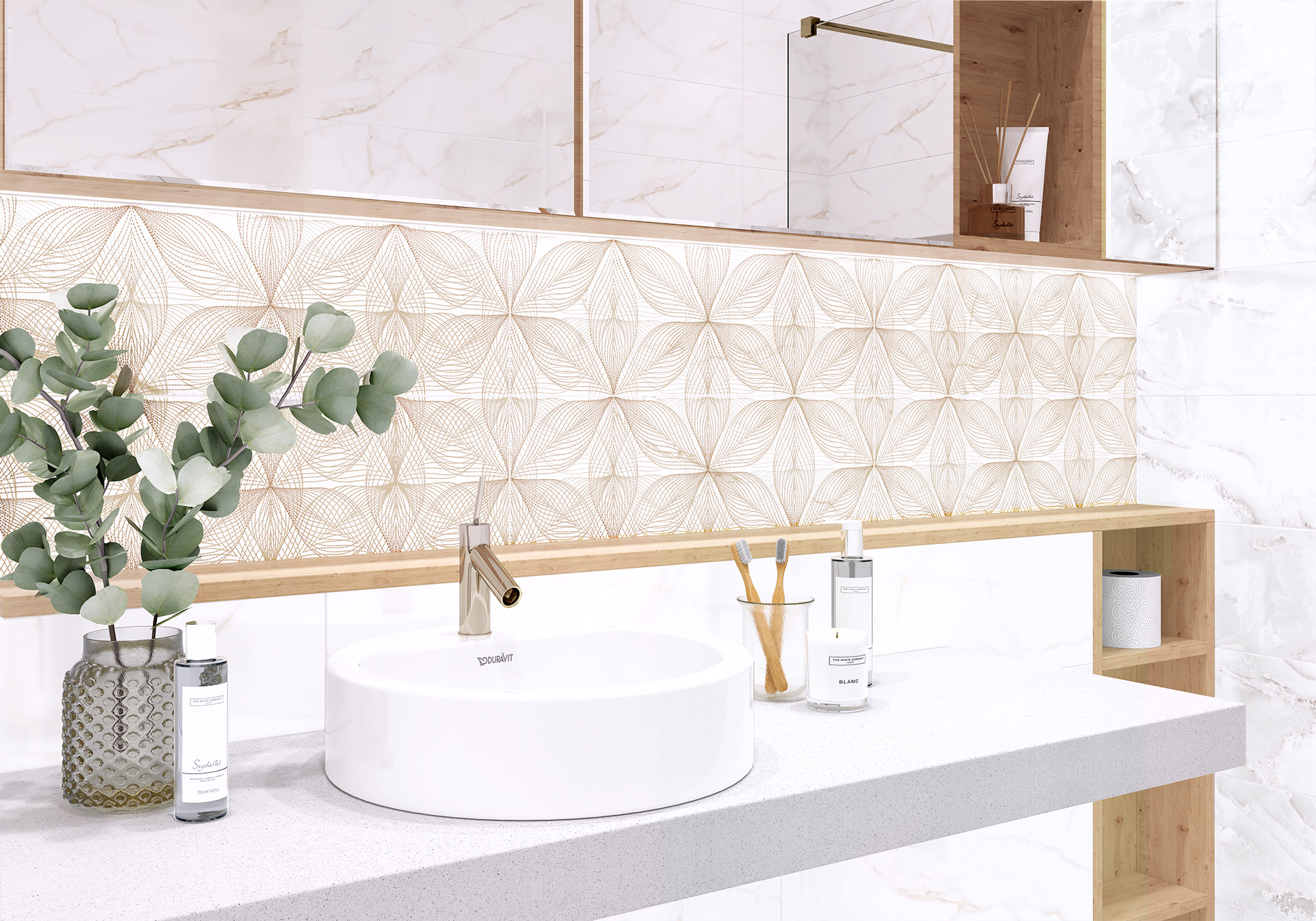 Керамогранит Alma Ceramica Дея GFU04DEA70L белый 60x90