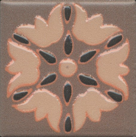 Вставка Kerama Marazzi Анвер 12 коричневый 4.85x4.85 OS\C178\21052