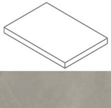 Ступень угловая правая Italon Континуум Айрон 33x160