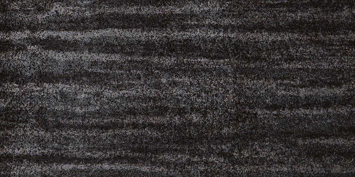 Декор Laparet Metallica чёрный 25x50 матовый