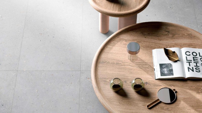 Керамогранит Vitra FlakeCement Кремовый R10A K947896R 60x60