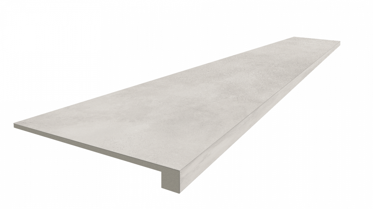 Ступень ColiseumGres Сан-Сиро Уайт фронтальная 620070002515 белый 33x120