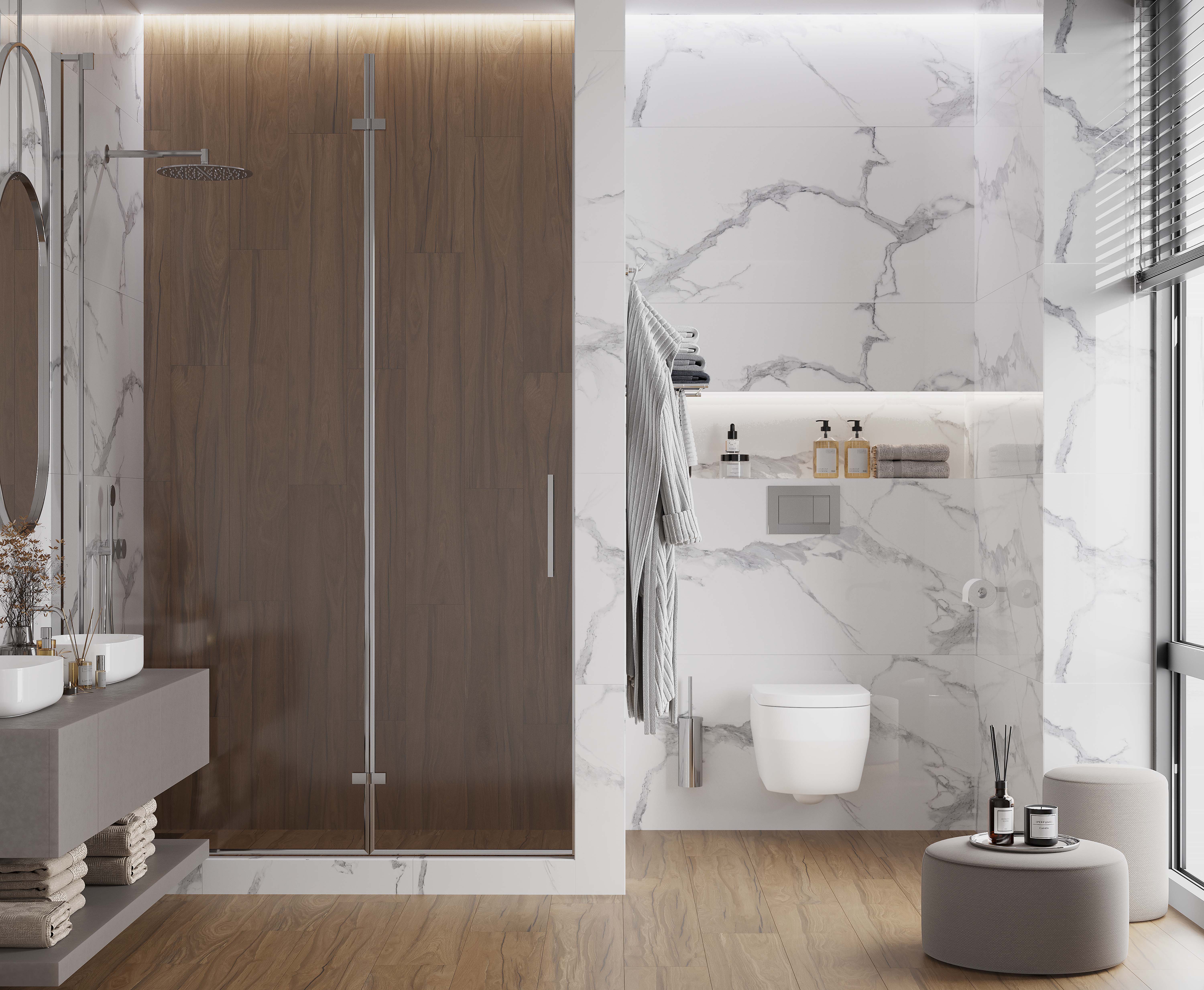 Керамогранит Laparet Statuario Crown белый 60x60 сатинированный