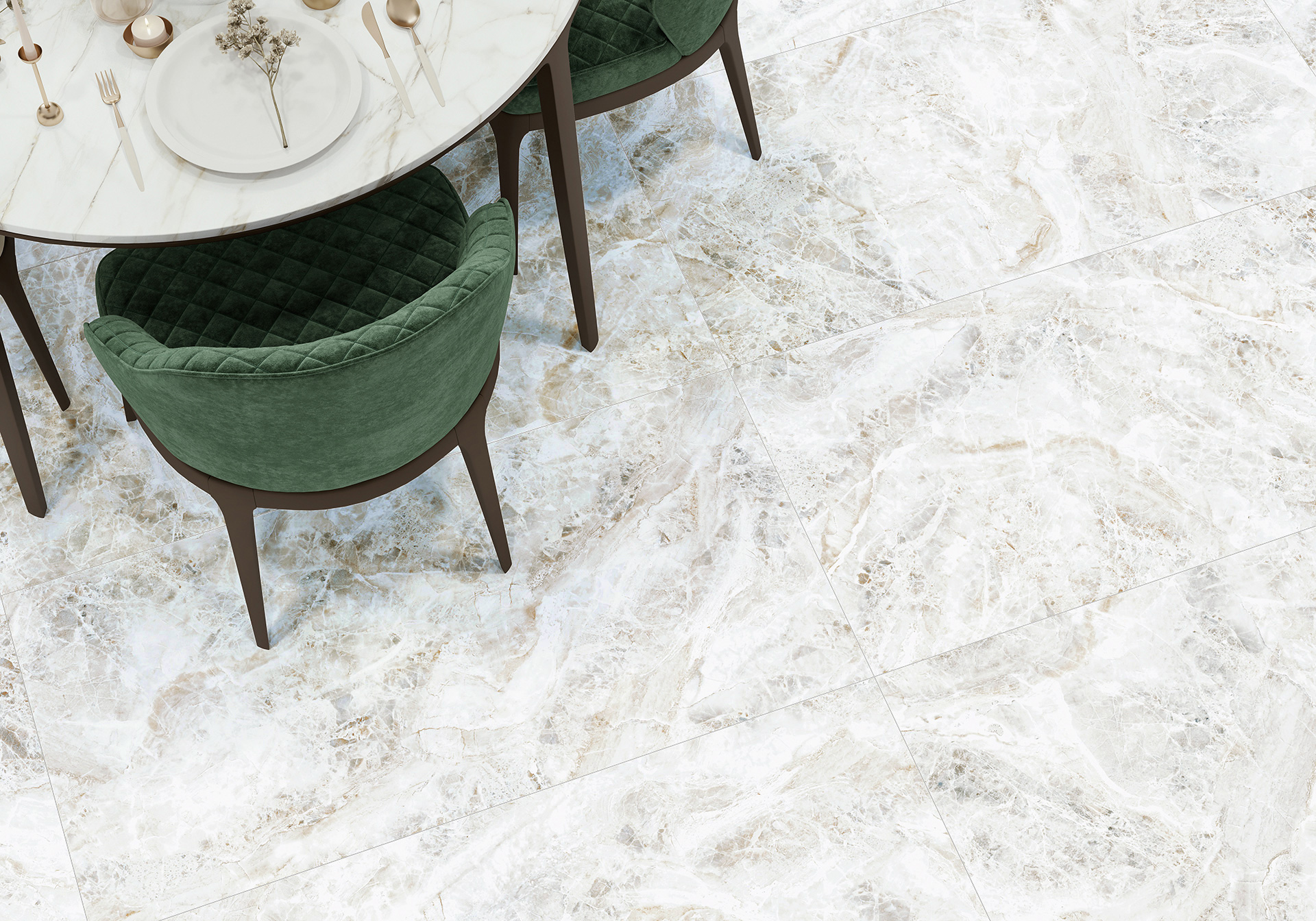 Керамогранит Alma Ceramica Вэйв GFA114WAV00L белый 57x114