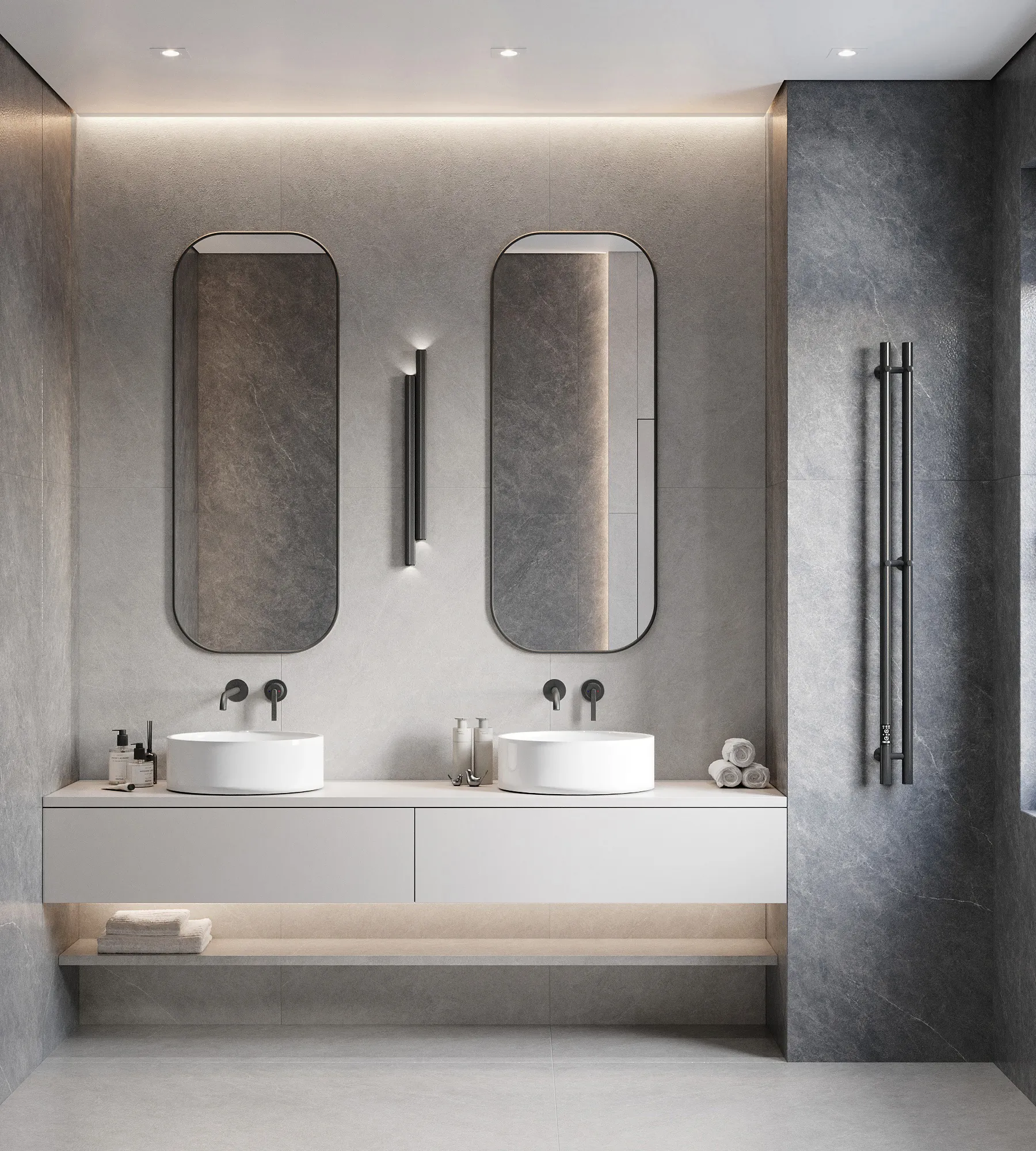 Керамогранит Креанза CZ-SL02-B Listello Gris Solido 80x160 серый