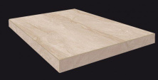 Ступень угловая правая ColiseumGres Venezia Bianco 33x45