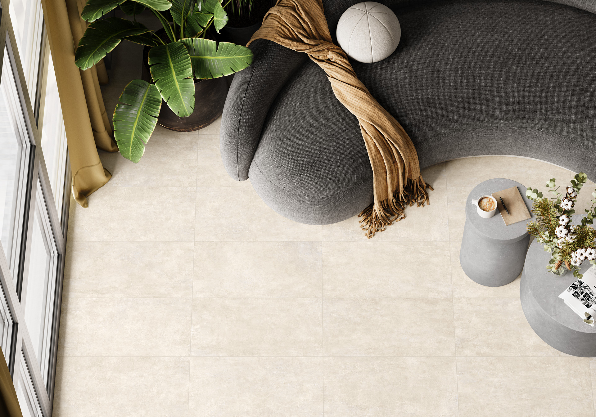 Керамогранит Artkera Group Лофтхоум Графит GP36LOF25 серый 30x60