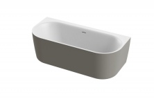 Ванна акриловая пристенная Cezares METAURO-INT-Wall-180-80-60-G-W-MATT