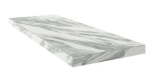 Ступень угловая левая ColiseumGres Uffizi White 33x90