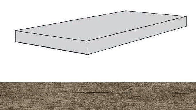 Ступень угловая правая Atlas Concorde Iconic Moka 33x160