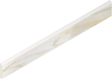 Плинтус Италон Стелларис Каррара Айвори шлифованный 610130007458 белый 7.2x60
