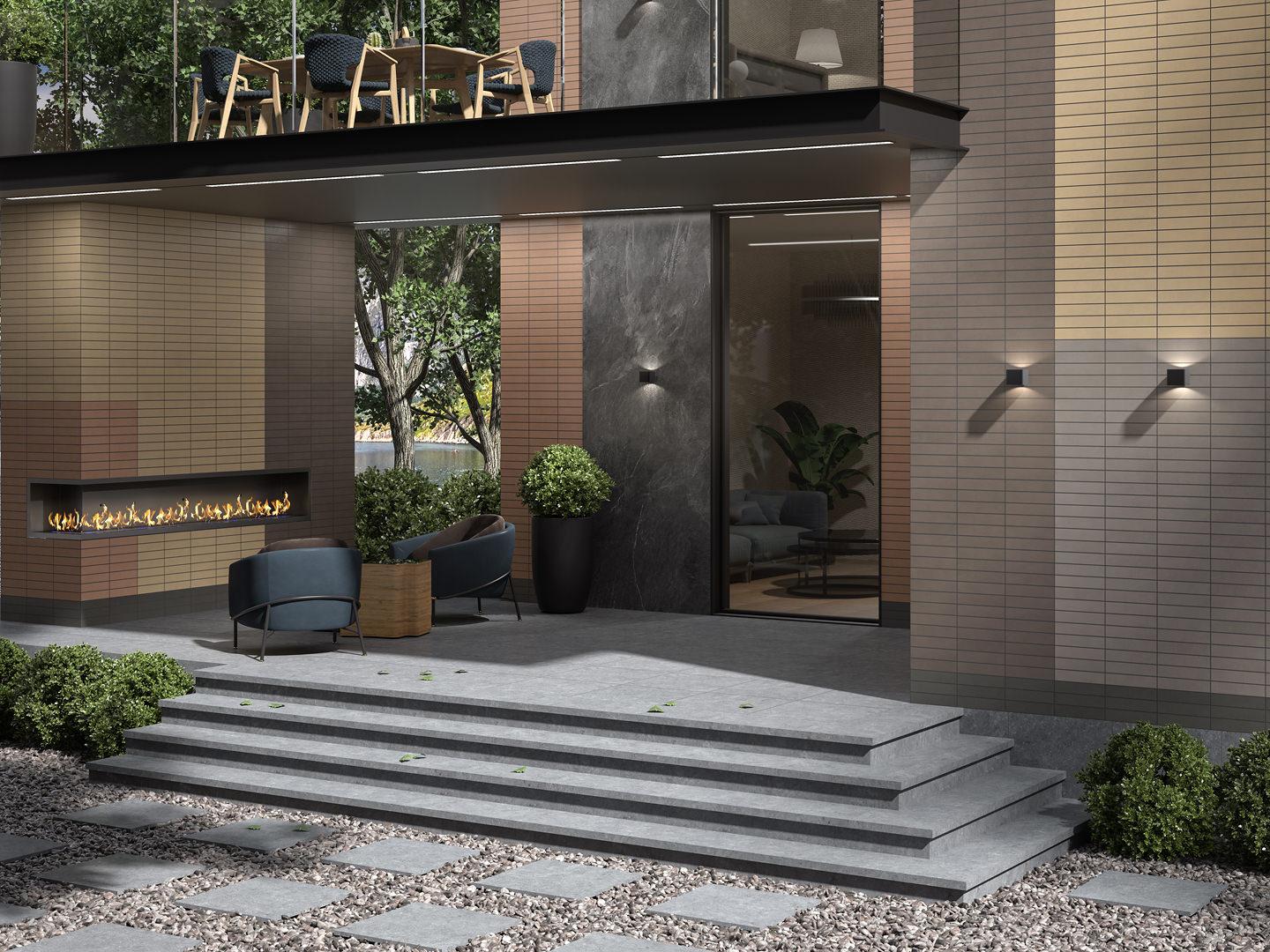 Керамическая плитка Kerama Marazzi 26303 Амстердам оранжевый матовая 6x28,5