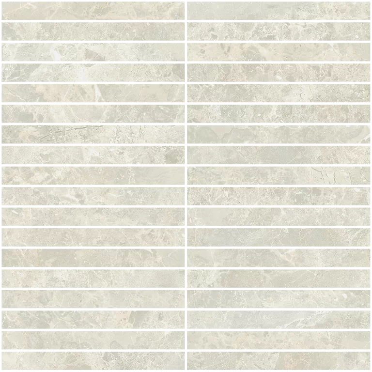 Мозаика ColiseumGres Да Винчи Уайт Стрип 610110000970 белый 30x30