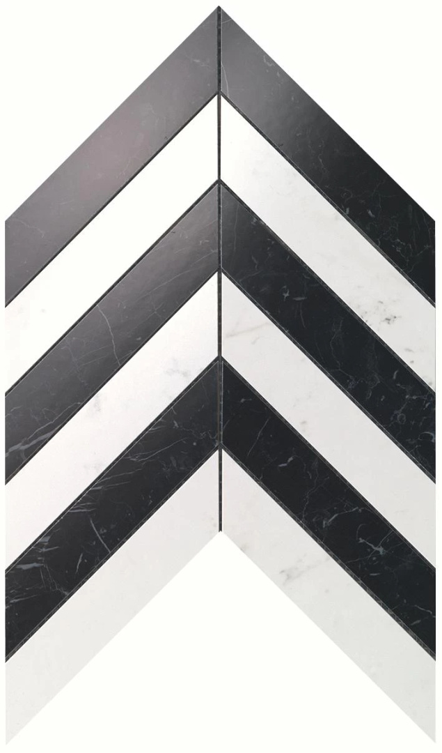 Мозаика Atlas Concorde Marvel Stone Chevron Cold Wall 25x30.5 9SCL