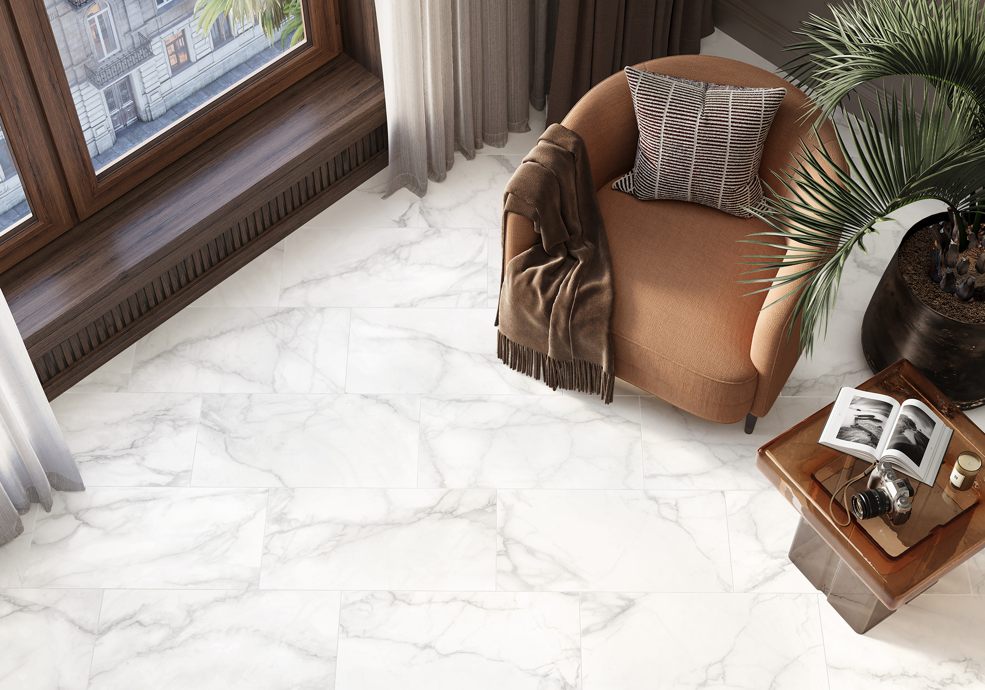 Керамогранит Artkera Group Милс GP36MIS00 белый 30x60