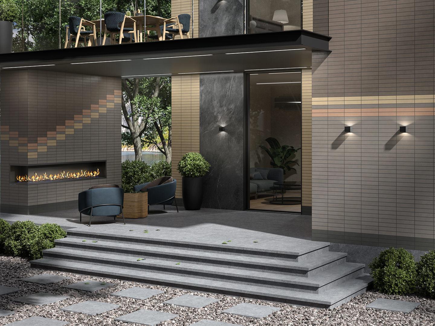 Керамическая плитка Kerama Marazzi 26303 Амстердам оранжевый матовая 6x28,5