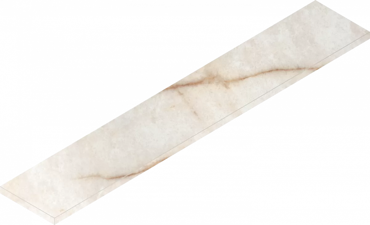 Ступень Италон Стелларис Кристал Пьюр угловая левая 620070002633 бежевый 33x160