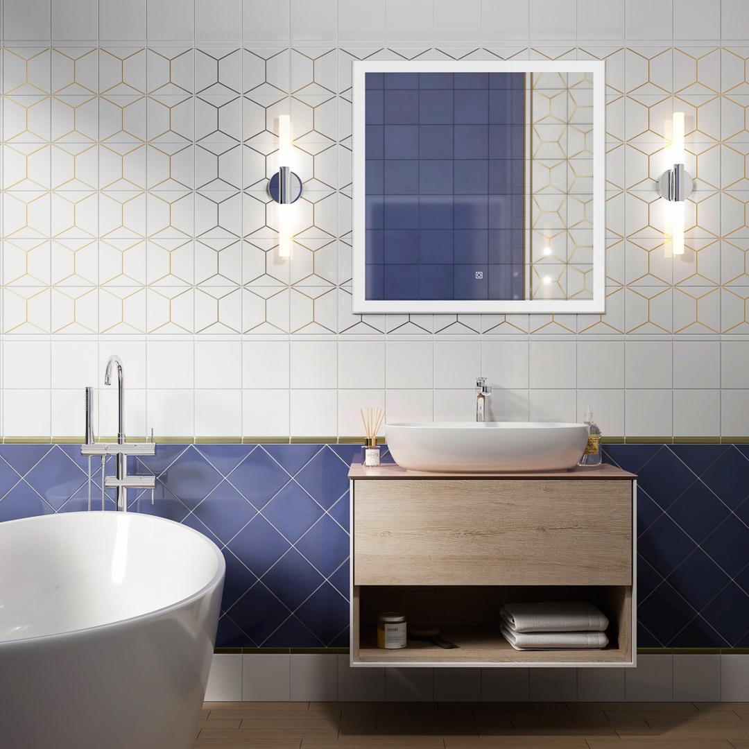 Керамическая плитка Kerama Marazzi 17063 Витраж белый 15x15