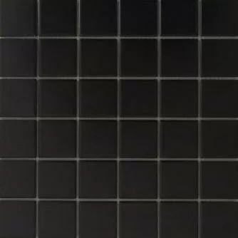Мозаика СтарМозаик Black Matt (WB73000) 30.6x30.6 черный