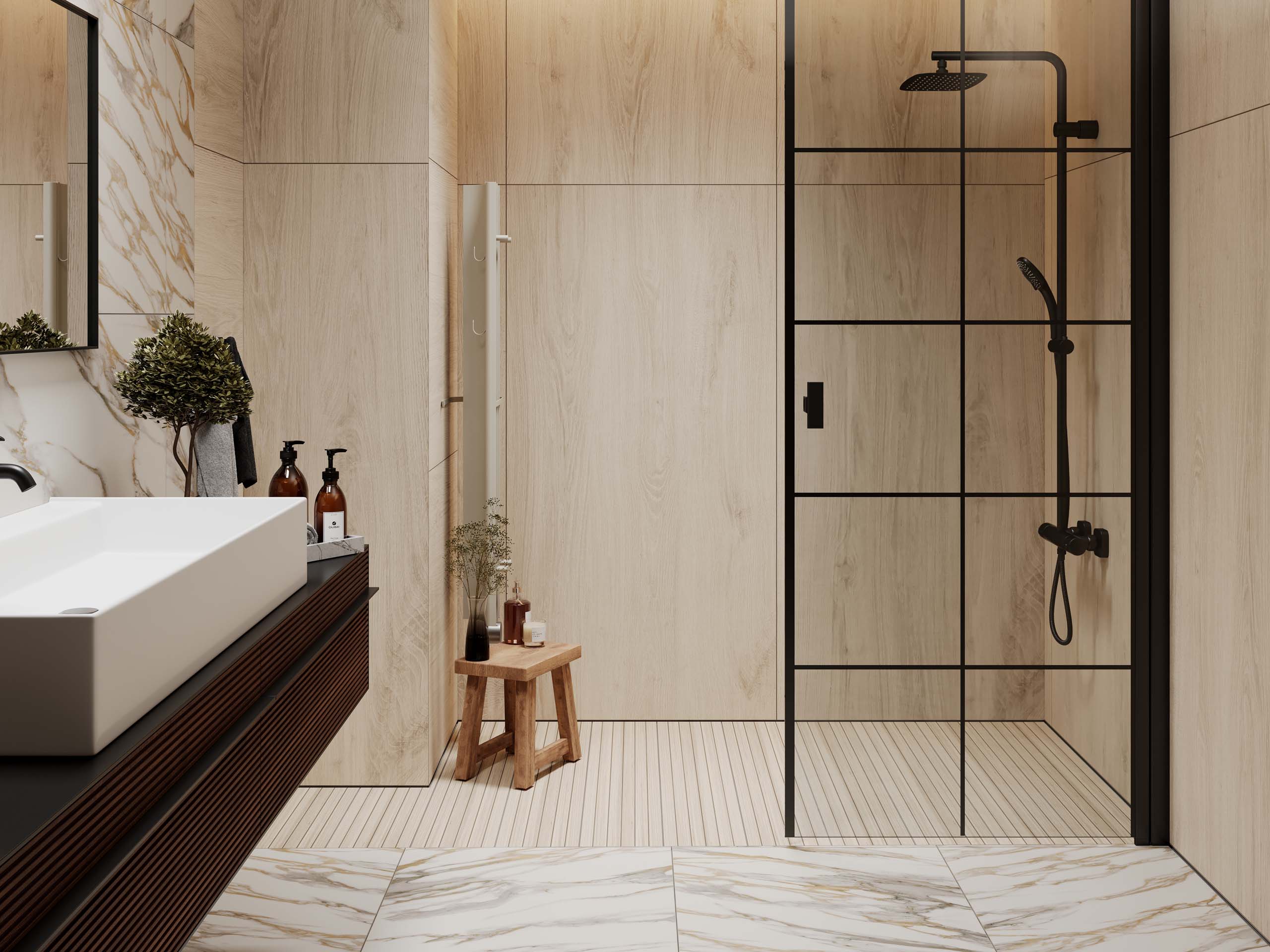 Комплект Estima AV01 Ametis Alavesa Nordic (Ступень 33x160 непол. прямоугол. бортик без насечек + Подступенок 14,5x160)