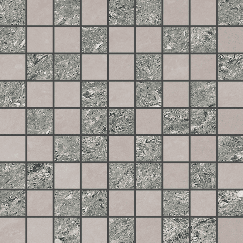 Мозаика Grasaro Crystal Mix Light Grey-Grey 30x30 G-600(610)/PR/m01/300x300x10