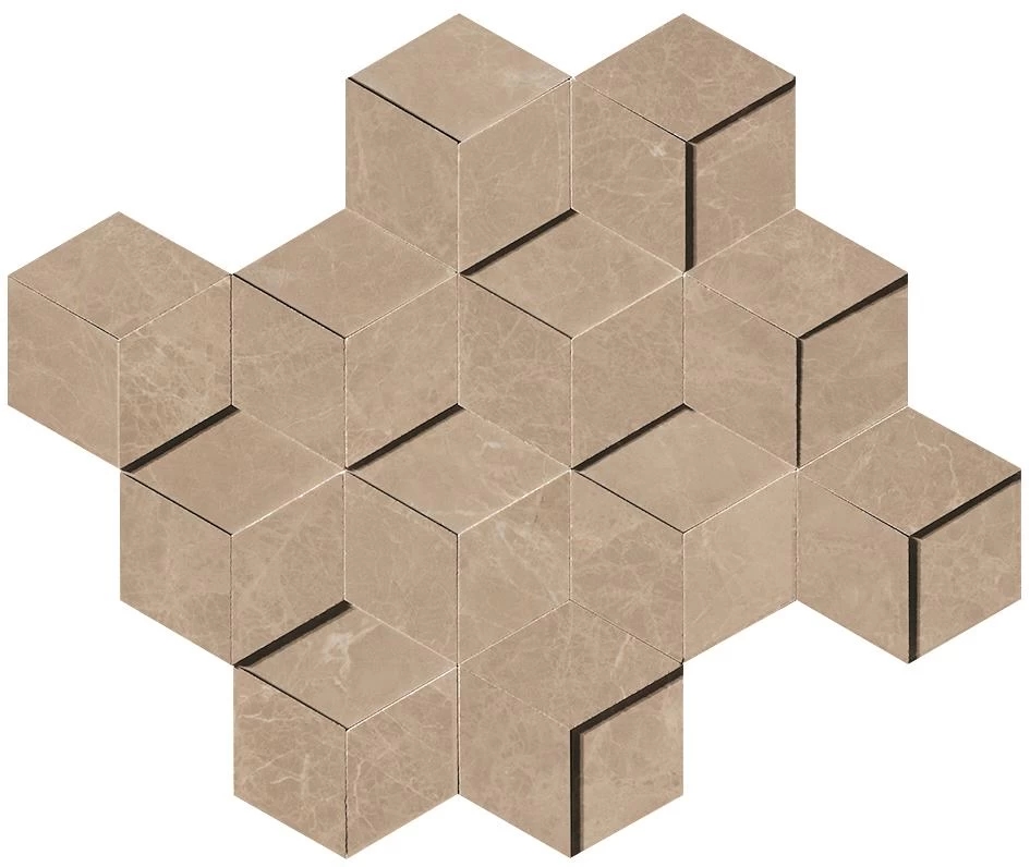 Мозаика Atlas Concorde Marvel Edge Elegant Sable Mosaico 3D 30.5x36.4 AEPE